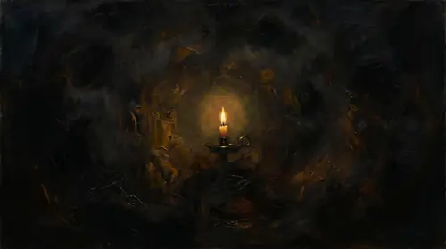 Rivendell as a candle held against the dark for three thousand years — the valley glowing warm and golden in the center of an encroaching darkness, its light an image of love: healing, sheltering…