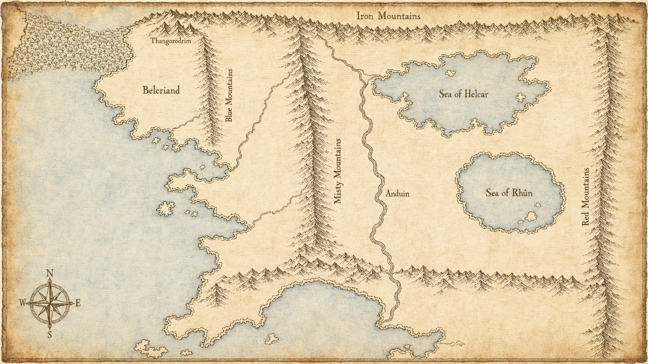 The world in the First Age