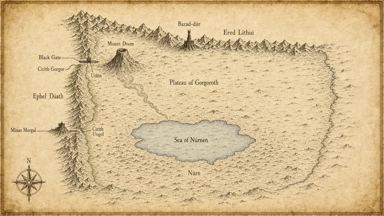 Map of Mordor