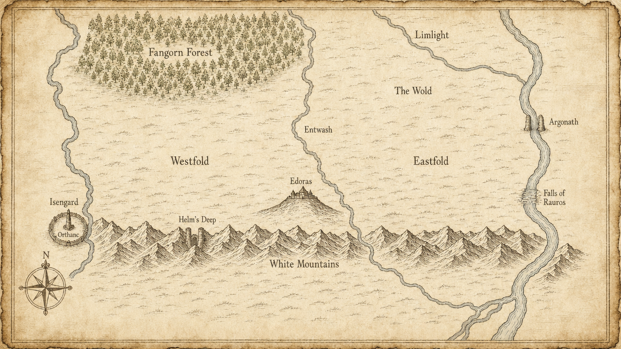 Map of Rohan