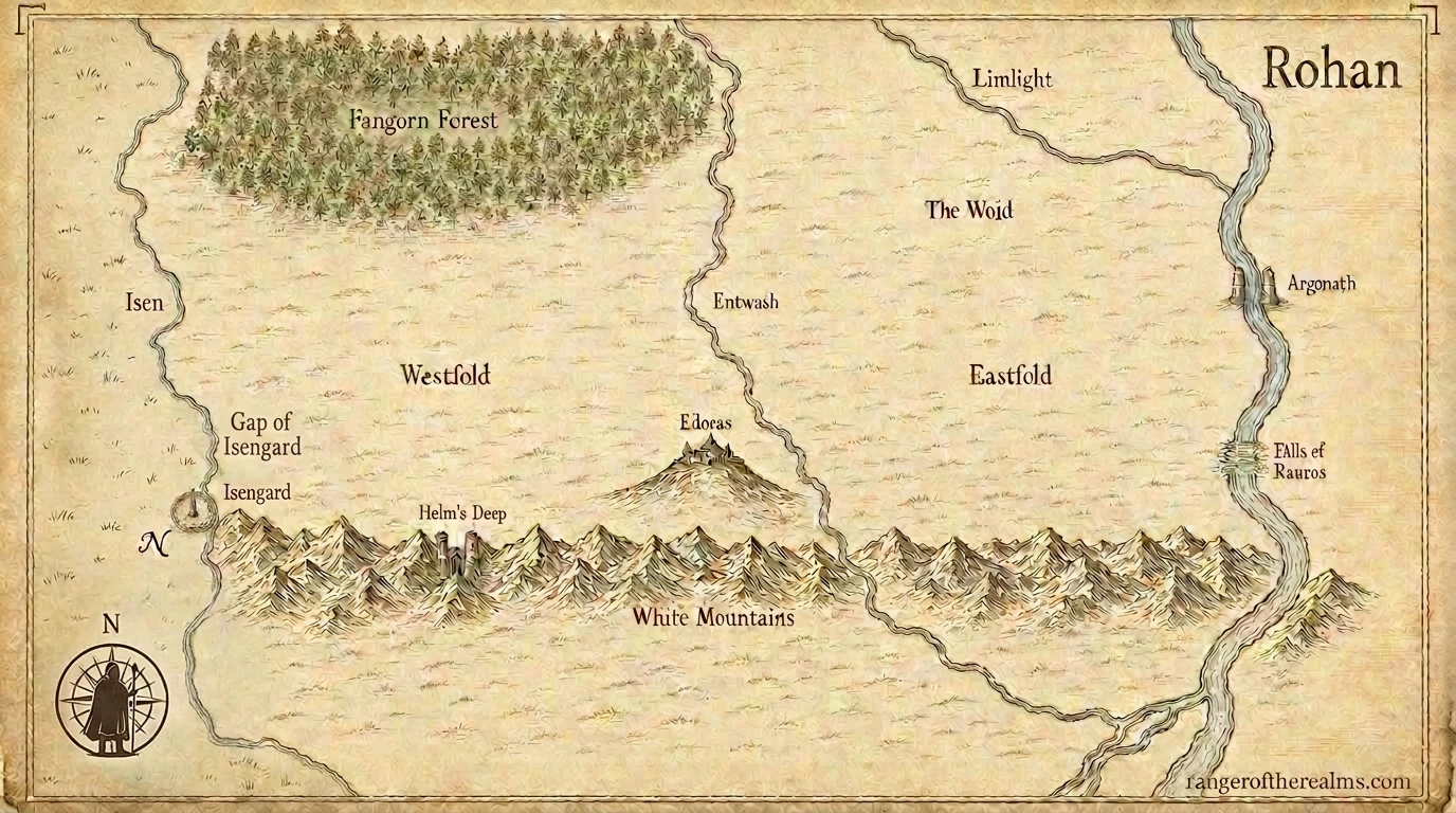 Map of Rohan