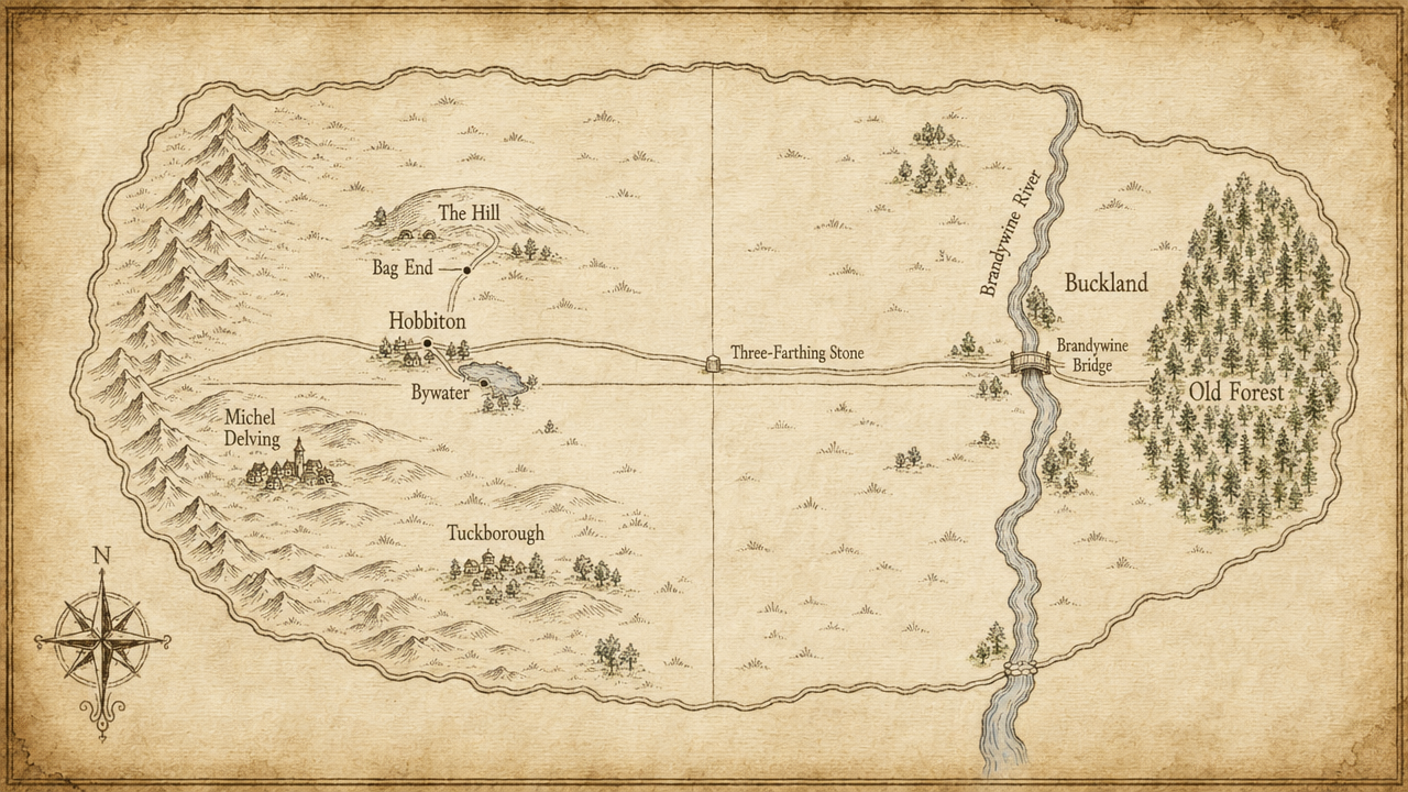 Map of the Shire