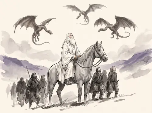 Gandalf with the Host.
